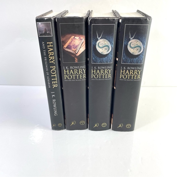 Harry Potter books adult edition (rare) bloomsbury hardcover black cover set - Picture 15 of 15